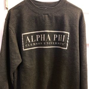 alpha phi crewneck